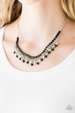 A Touch of CLASSY - Black Necklace - Paparazzi Accessories Necklace Bedazzle Me Pretty Mobile Fashion Boutique