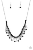 A Touch of CLASSY - Black Necklace - Paparazzi Accessories Necklace Bedazzle Me Pretty Mobile Fashion Boutique