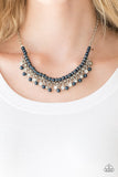 A Touch of Classy - Blue Necklace - Paparazzi Accessories Necklace Bedazzle Me Pretty Mobile Fashion Boutique