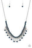 A Touch of Classy - Blue Necklace - Paparazzi Accessories Necklace Bedazzle Me Pretty Mobile Fashion Boutique