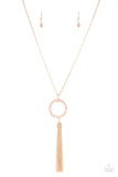 Straight To The Top - Gold Necklace - Paparazzi Accessories