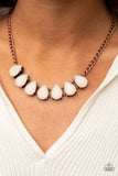 Above The Clouds - Copper Necklace - Paparazzi Accessories Necklace FS-Bedazzle Me Pretty Mobile Fashion Boutique