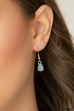 Above The Clouds - Silver Necklace - Paparazzi Accessories Necklace Bedazzle Me Pretty Mobile Fashion Boutique