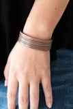 Absolute Amazon - Copper Bracelet - Paparazzi Accessories Bracelet Bedazzle Me Pretty Mobile Fashion Boutique