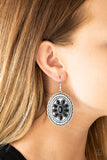 Absolutely Apothecary - Black Earrings - Paparazzi Accessories Earrings Bedazzle Me Pretty Mobile Fashion Boutique