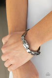 Absolutely Applique - Black Bracelet - Paparazzi Accessories Bracelet Bedazzle Me Pretty Mobile Fashion Boutique