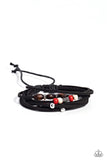 Absolutely WANDER-ful - Red Bracelet - Paparazzi Accessories Bracelet Bedazzle Me Pretty Mobile Fashion Boutique