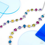 Abstract Admirer - Multi Necklace - Paparazzi Accessories Necklace Bedazzle Me Pretty Mobile Fashion Boutique
