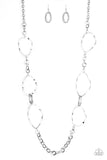 Abstract Artifact - Silver Necklace - Paparazzi Accessories Necklace Bedazzle Me Pretty Mobile Fashion Boutique