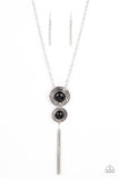 Abstract Artistry - Black Necklace - Paparazzi Accessories Necklace Bedazzle Me Pretty Mobile Fashion Boutique