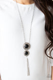 Abstract Artistry - Black Necklace - Paparazzi Accessories Necklace Bedazzle Me Pretty Mobile Fashion Boutique