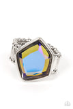 Abstract Escapade - Multi Ring - Paparazzi Accessories Ring Bedazzle Me Pretty Mobile Fashion Boutique