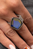 Abstract Escapade - Multi Ring - Paparazzi Accessories Ring Bedazzle Me Pretty Mobile Fashion Boutique