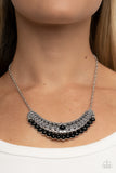 Abundantly Aztec - Black Necklace - Paparazzi Accessories Necklace Bedazzle Me Pretty Mobile Fashion Boutique