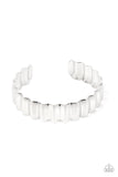Across The HEIR-Waves - Silver Bracelet - Paparazzi Accessories Bracelet Bedazzle Me Pretty Mobile Fashion Boutique