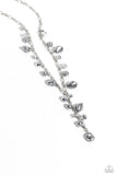 Admirable Array - Silver Necklace - Paparazzi Accessories Necklace Bedazzle Me Pretty Mobile Fashion Boutique