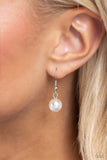 Admirable Array - White Necklace - Paparazzi Accessories Necklace Bedazzle Me Pretty Mobile Fashion Boutique