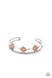 Adobe Ascension - Brown Bracelet - Paparazzi Accessories Bracelet Bedazzle Me Pretty Mobile Fashion Boutique