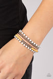 Adventure is Calling - Brown Bracelet - Paparazzi Accessories Bracelet Bedazzle Me Pretty Mobile Fashion Boutique