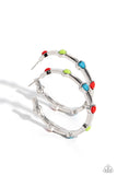 Affectionate Actress - Red Earrings - Paparazzi Accessories Earrings Bedazzle Me Pretty Mobile Fashion Boutique