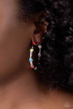 Affectionate Actress - Red Earrings - Paparazzi Accessories Earrings Bedazzle Me Pretty Mobile Fashion Boutique