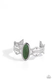 Age of Adventure - Green Bracelet - Paparazzi Accessories Bracelet Bedazzle Me Pretty Mobile Fashion Boutique