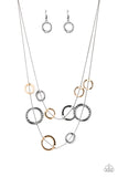 Ageless Aesthetics - Black Necklace - Paparazzi Accessories Necklace Bedazzle Me Pretty Mobile Fashion Boutique