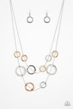 Ageless Aesthetics - Silver Necklace - Paparazzi Accessories Necklace Bedazzle Me Pretty Mobile Fashion Boutique