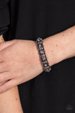 Ageless Glow - Purple Bracelet - Paparazzi Accessories Bracelet Bedazzle Me Pretty Mobile Fashion Boutique