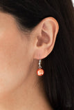 All About Me - Orange Necklace - Paparazzi Accessories Necklace Bedazzle Me Pretty Mobile Fashion Boutique