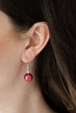 All About Me - Red Necklace - Paparazzi Accessories Necklace Bedazzle Me Pretty Mobile Fashion Boutique
