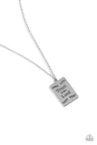 All About Trust - White Necklace - Paparazzi Accessories Necklace Bedazzle Me Pretty Mobile Fashion Boutique