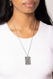 All About Trust - White Necklace - Paparazzi Accessories Necklace Bedazzle Me Pretty Mobile Fashion Boutique