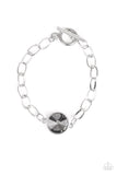 All Aglitter - Silver Bracelet - Paparazzi Accessories Bracelet Bedazzle Me Pretty Mobile Fashion Boutique