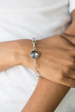 All Aglitter - Silver Bracelet - Paparazzi Accessories Bracelet Bedazzle Me Pretty Mobile Fashion Boutique