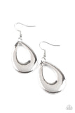All Allure, All The Time - Silver Earrings - Paparazzi Accessories Earrings Bedazzle Me Pretty Mobile Fashion Boutique