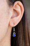 All American, All The Time - Blue Necklace - Paparazzi Accessories Necklace Bedazzle Me Pretty Mobile Fashion Boutique