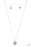 All American, All The Time - Blue Necklace - Paparazzi Accessories Necklace Bedazzle Me Pretty Mobile Fashion Boutique