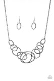 All Around Radiance - Black Necklace - Paparazzi Accessories Necklace Bedazzle Me Pretty Mobile Fashion Boutique