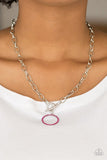 All In Favor - Pink Necklace - Paparazzi Accessories Necklace Bedazzle Me Pretty Mobile Fashion Boutique