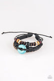All Out Adventure - Black Bracelet - Paparazzi Accessories Bracelet Bedazzle Me Pretty Mobile Fashion Boutique