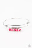 All Roads Lead To ROAM - Pink Bracelet - Paparazzi Accessories Bracelet Bedazzle Me Pretty Mobile Fashion Boutique
