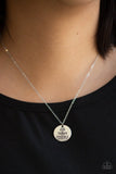 All Things Are Possible - Silver Necklace - Paparazzi Accessories Necklace Bedazzle Me Pretty Mobile Fashion Boutique