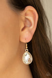 All Toget-HEIR Now - Gold Necklace - Paparazzi Accessories Necklace Bedazzle Me Pretty Mobile Fashion Boutique