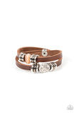 All Willy-Nilly - Orange Bracelet - Paparazzi Accessories Bracelet Bedazzle Me Pretty Mobile Fashion Boutique