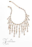 Alluring - 2023 Zi Collection Necklace  - Paparazzi Accessories Bedazzle Me Pretty Mobile Fashion Boutique