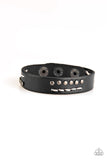Always An Adventure - Black Bracelet - Paparazzi Accessories Bracelet Bedazzle Me Pretty Mobile Fashion Boutique