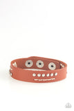 Always An Adventure - Brown Bracelet - Paparazzi Accessories Bracelet Bedazzle Me Pretty Mobile Fashion Boutique