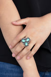 Ambrosial Garden - Green Ring - Paparazzi Accessories Ring Bedazzle Me Pretty Mobile Fashion Boutique