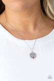 American Girl - Red Necklace - Paparazzi Accessories Necklace Bedazzle Me Pretty Mobile Fashion Boutique